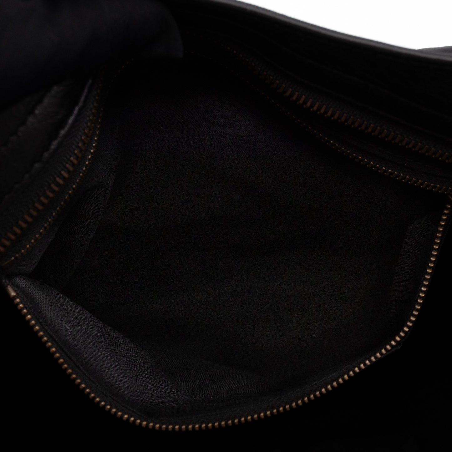 Classic City AJ Bag Logo Strap Black Leather