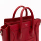 Nano Luggage Red Leather