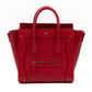 Nano Luggage Red Leather