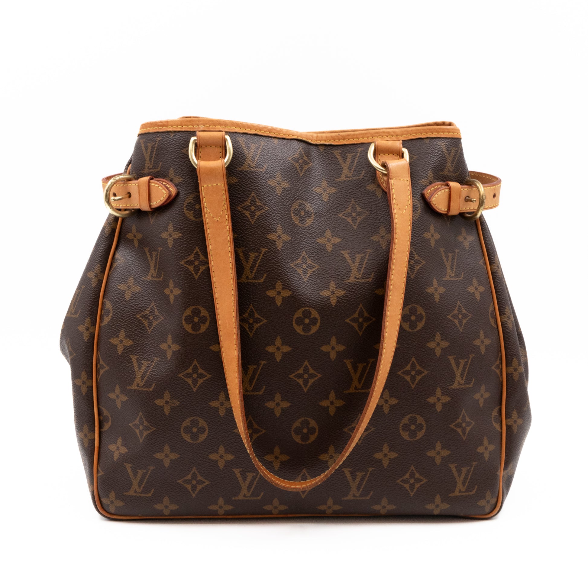 Shop for Louis Vuitton Monogram Canvas Leather Batignolles Vertical Bag -  Shipped from USA