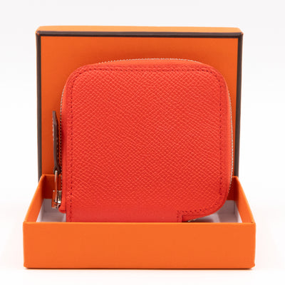 Silk'in Change Purse Rose Jaipur Leather