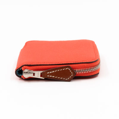 Silk'in Change Purse Rose Jaipur Leather