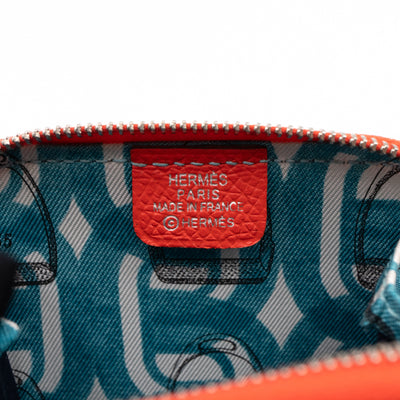 Silk'in Change Purse Rose Jaipur Leather