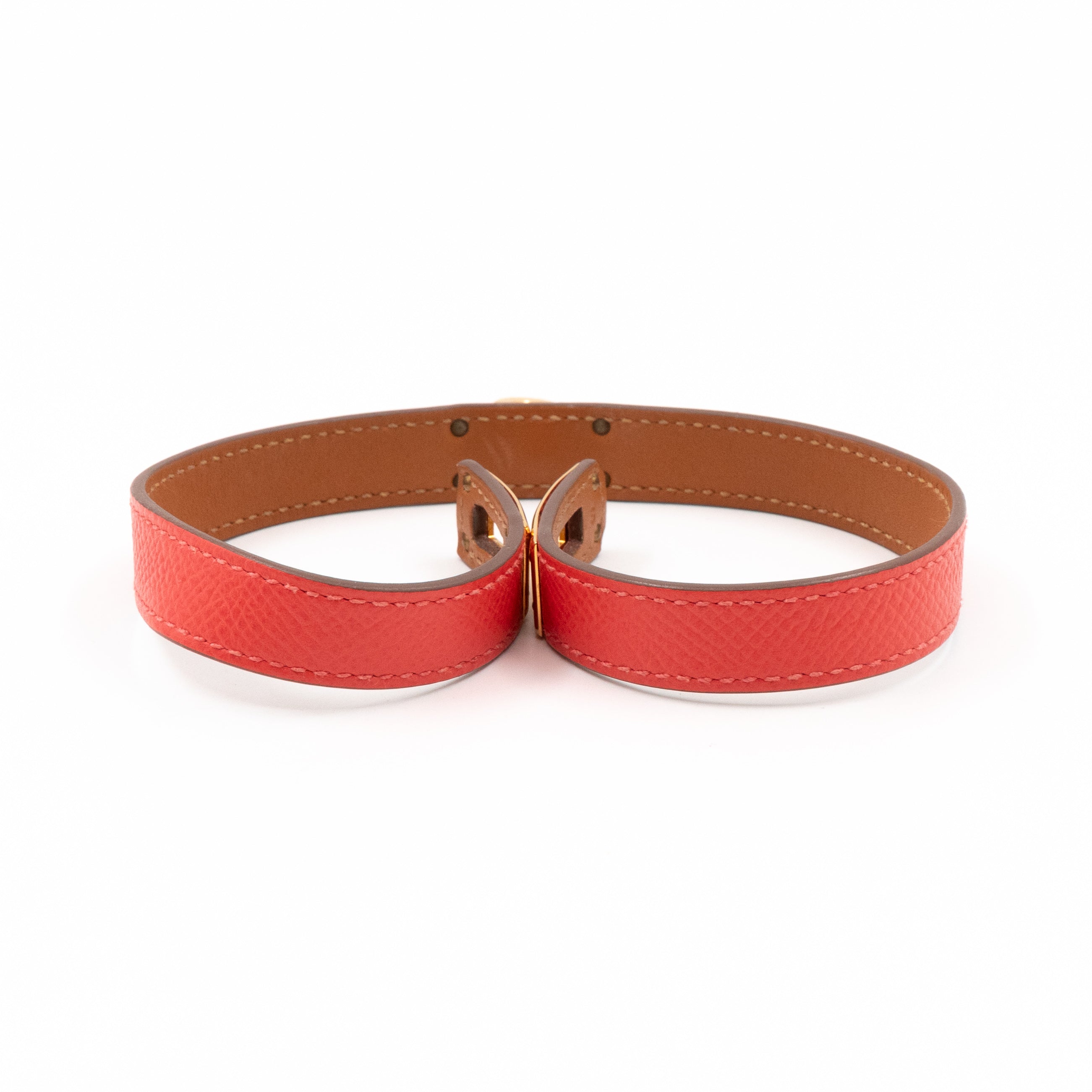 Kelly Double Tour Bracelet Rose Jaipur Leather
