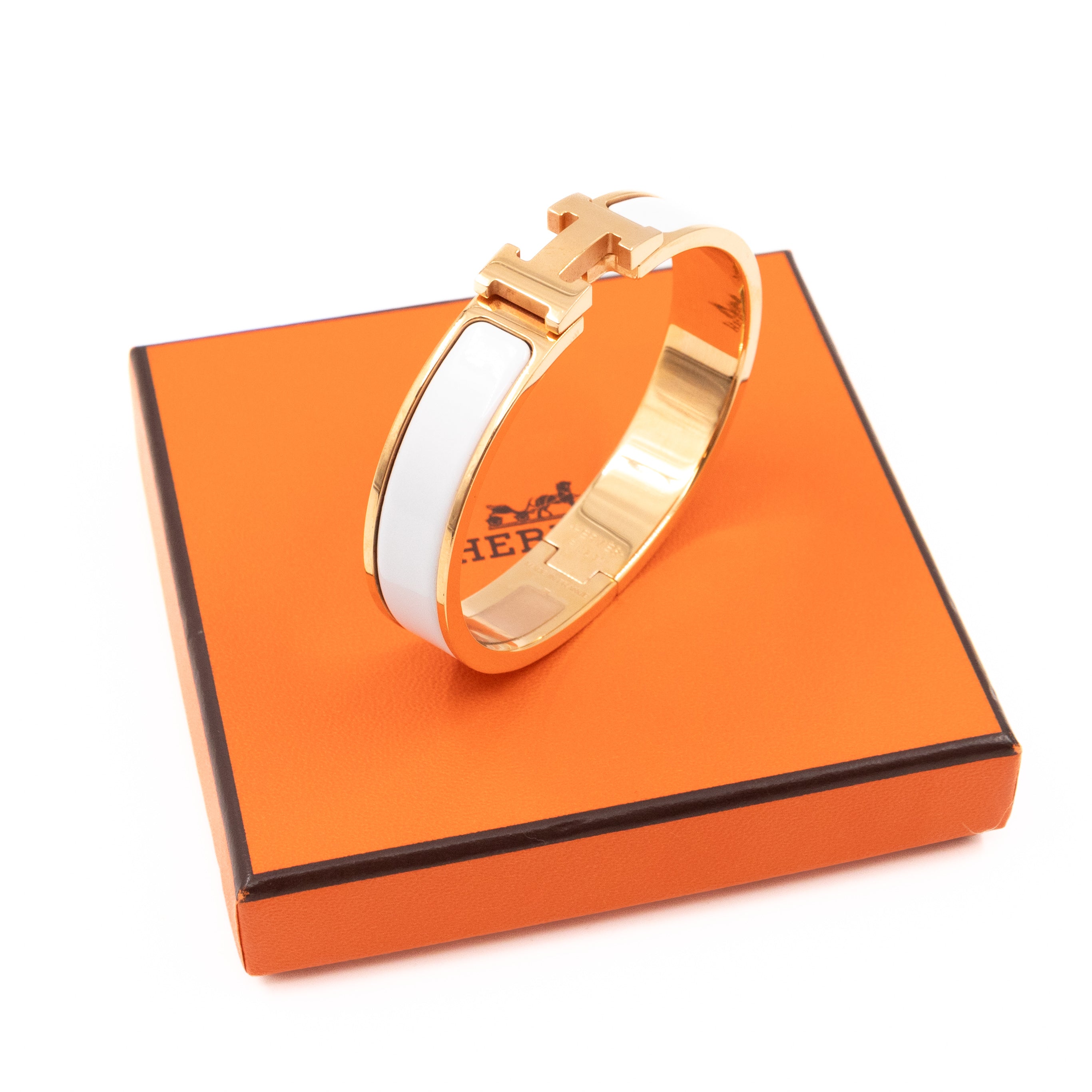 Clic H Bracelet White Gold