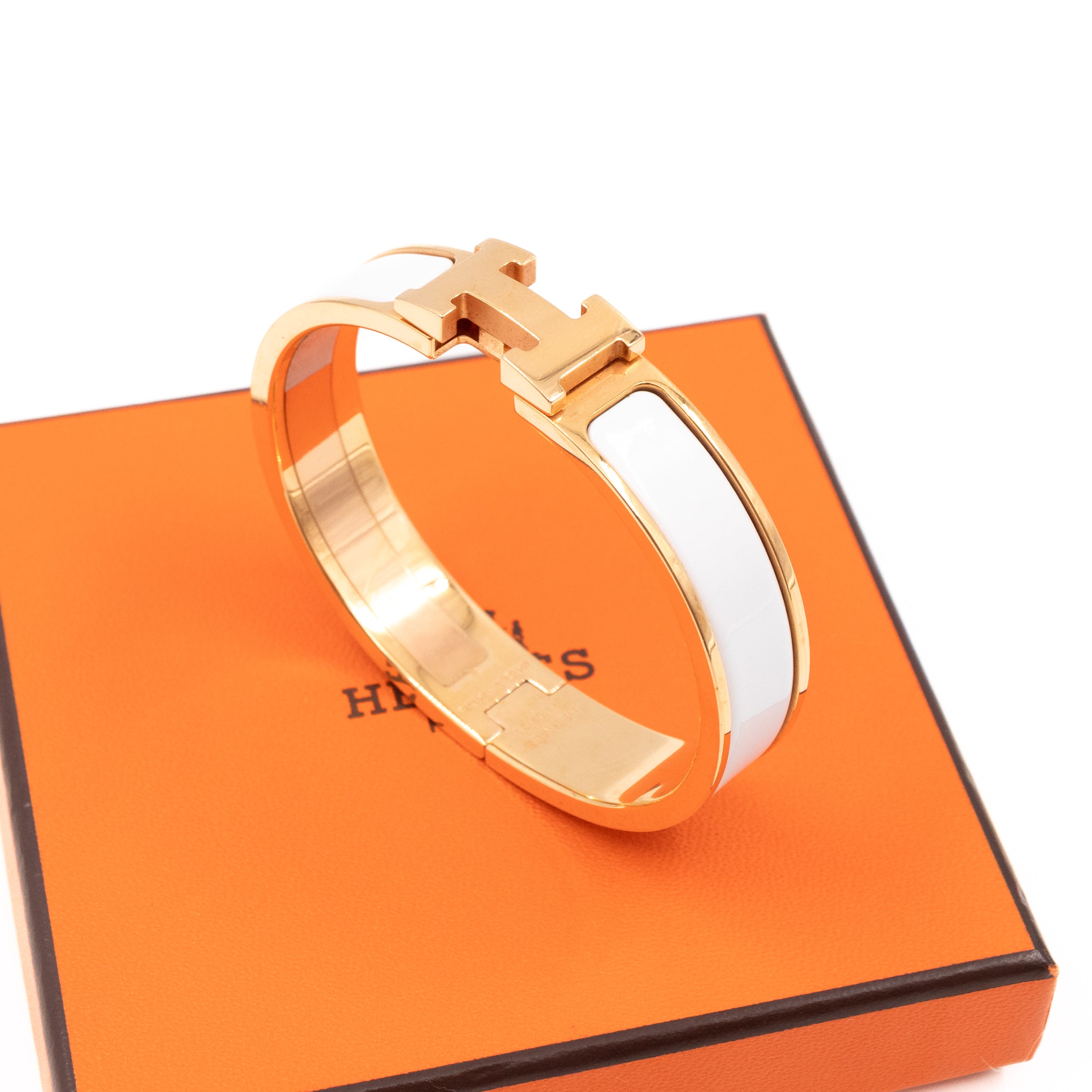Clic H Bracelet White Gold