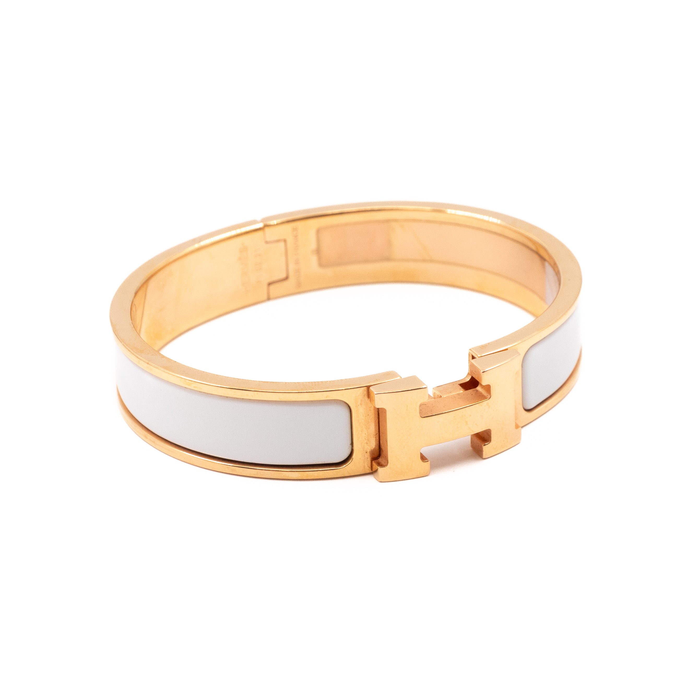 Clic H Bracelet White Gold
