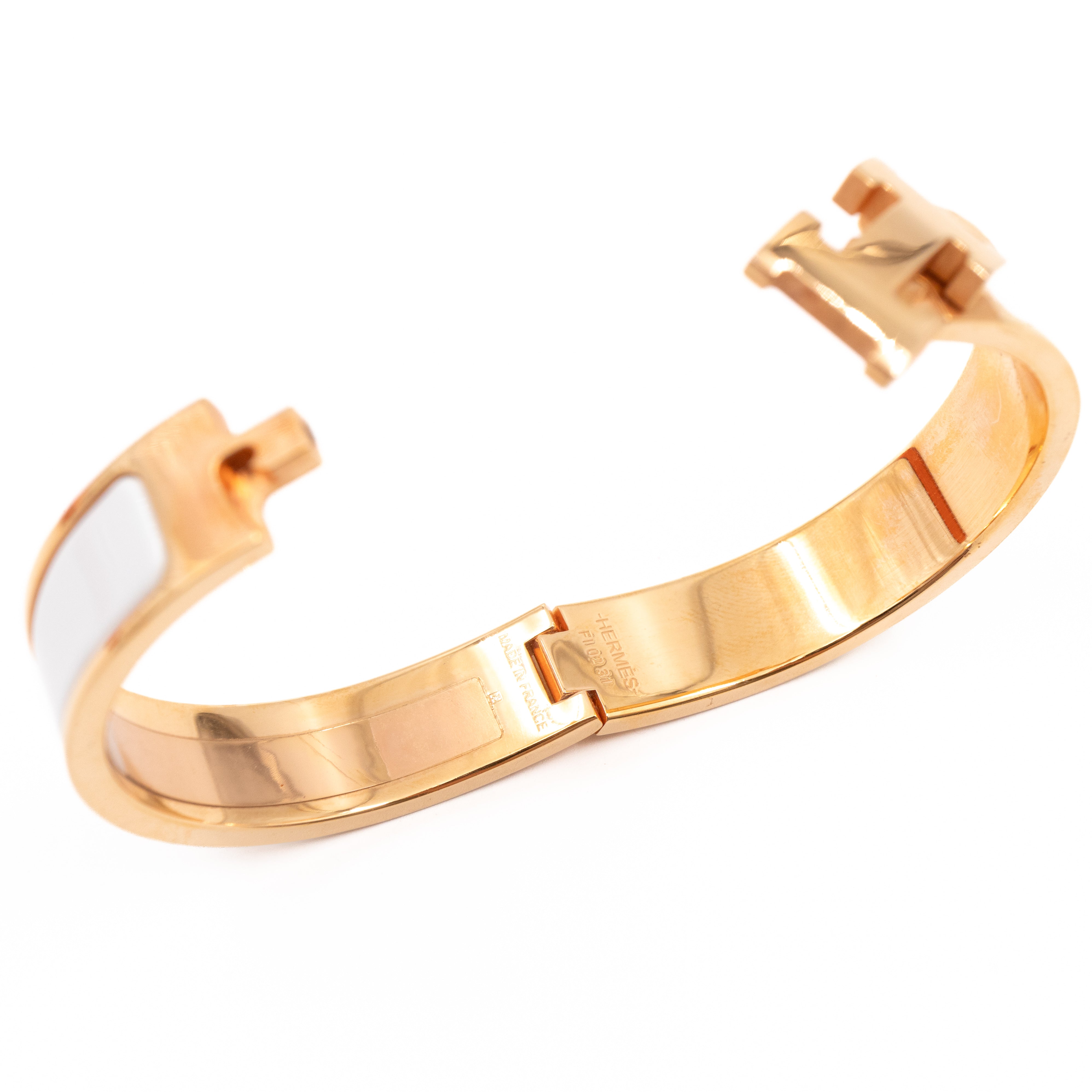 Clic H Bracelet White Gold