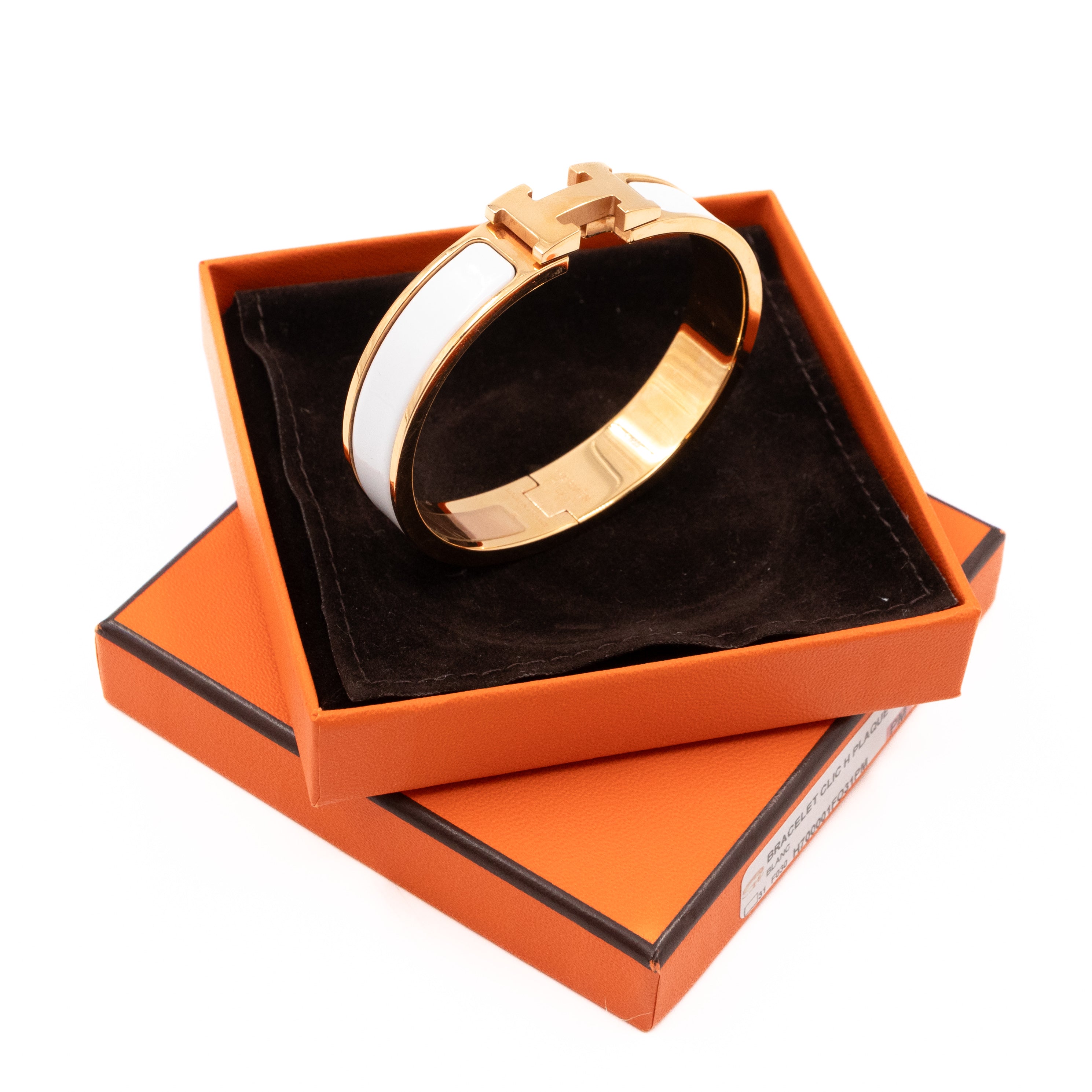 Clic H Bracelet White Gold