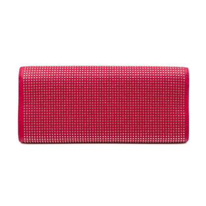Lutetia Clutch Studded Pink Leather