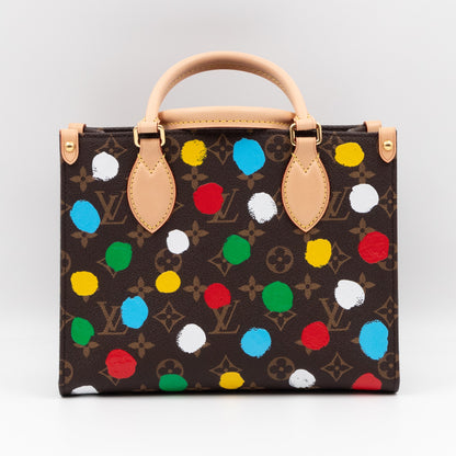 Onthego PM LV x YK Monogram Dots