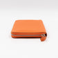 Azap Classique Long Wallet Orange Leather