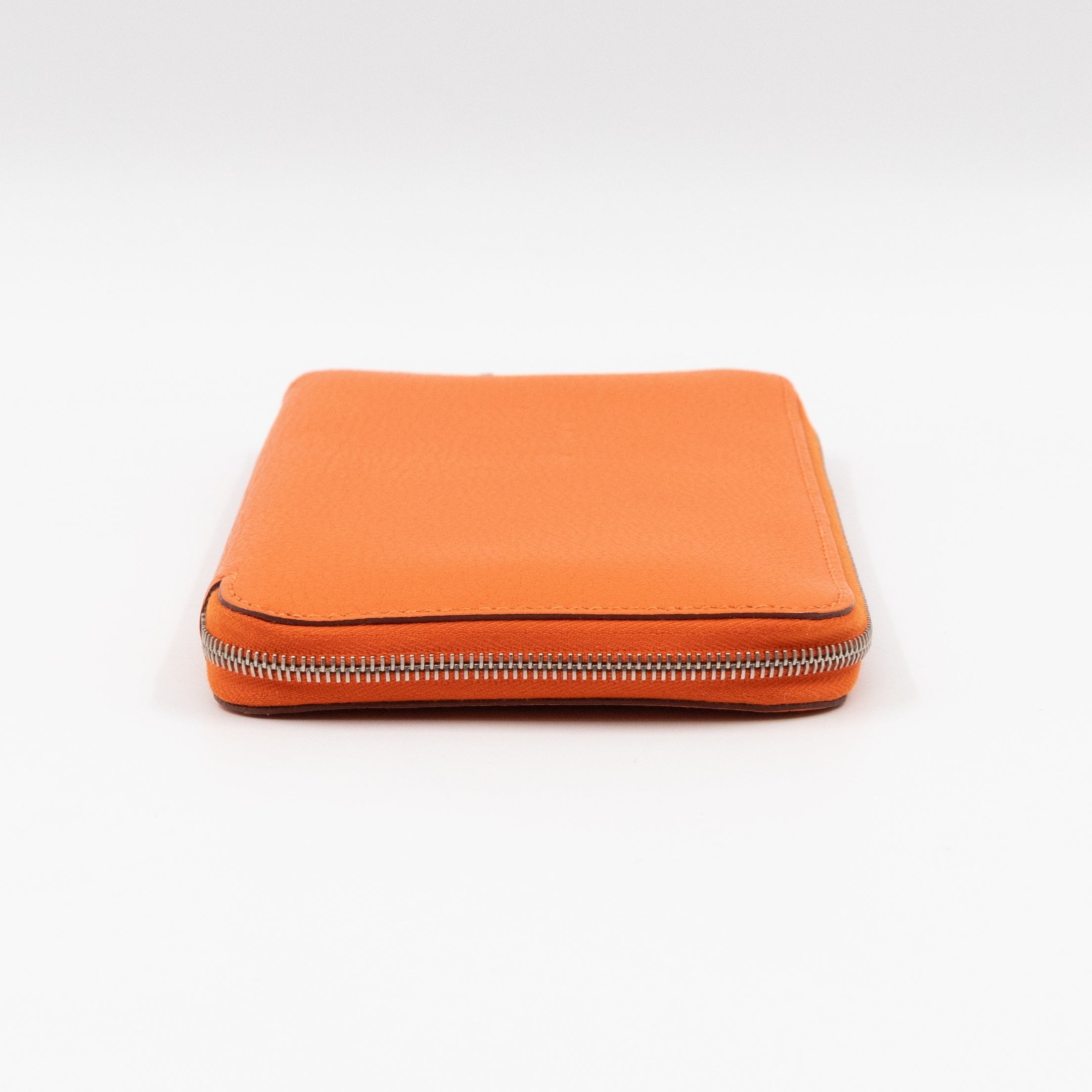 Azap Classique Long Wallet Orange Leather