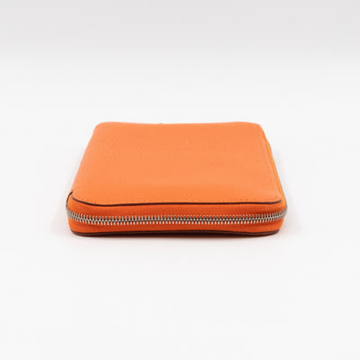 Azap Classique Long Wallet Orange Leather
