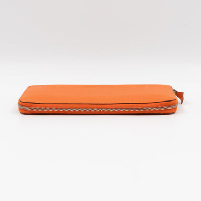 Azap Classique Long Wallet Orange Leather