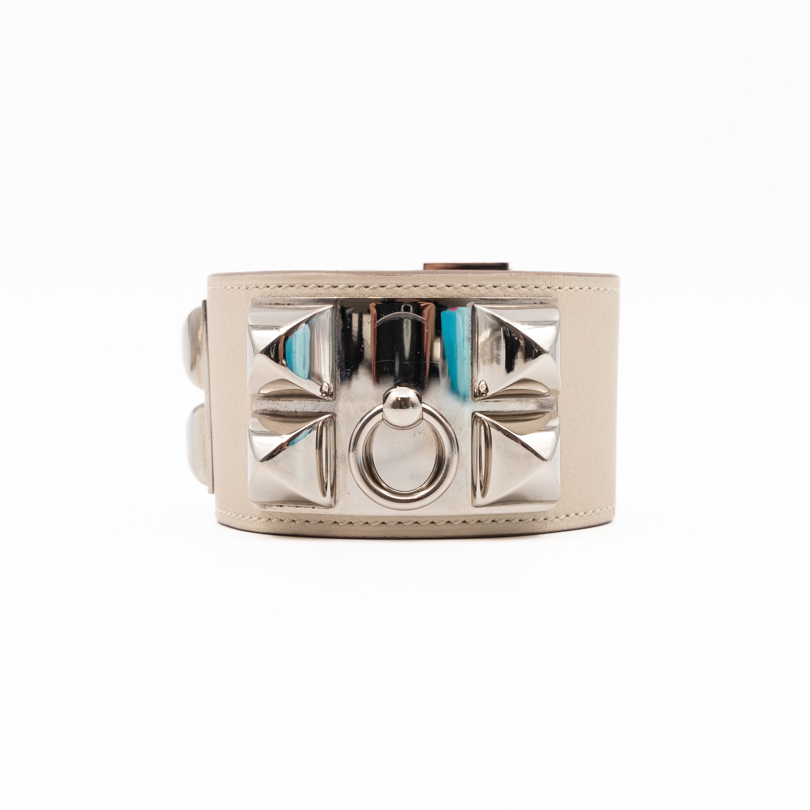 Collier de Chien White & Silver Bracelet