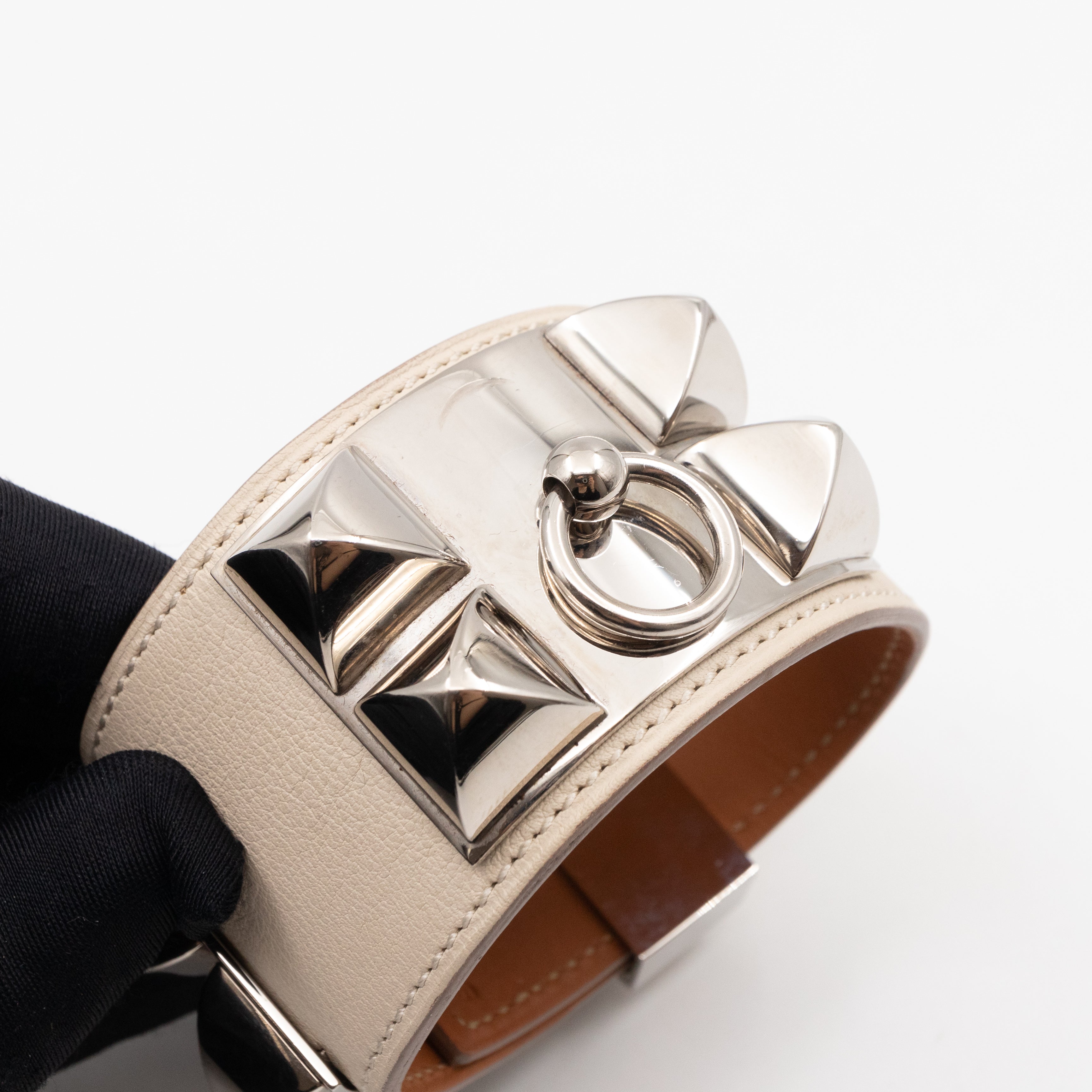 Collier de Chien White & Silver Bracelet