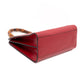 Nymphaea Small Top Handle Red Leather