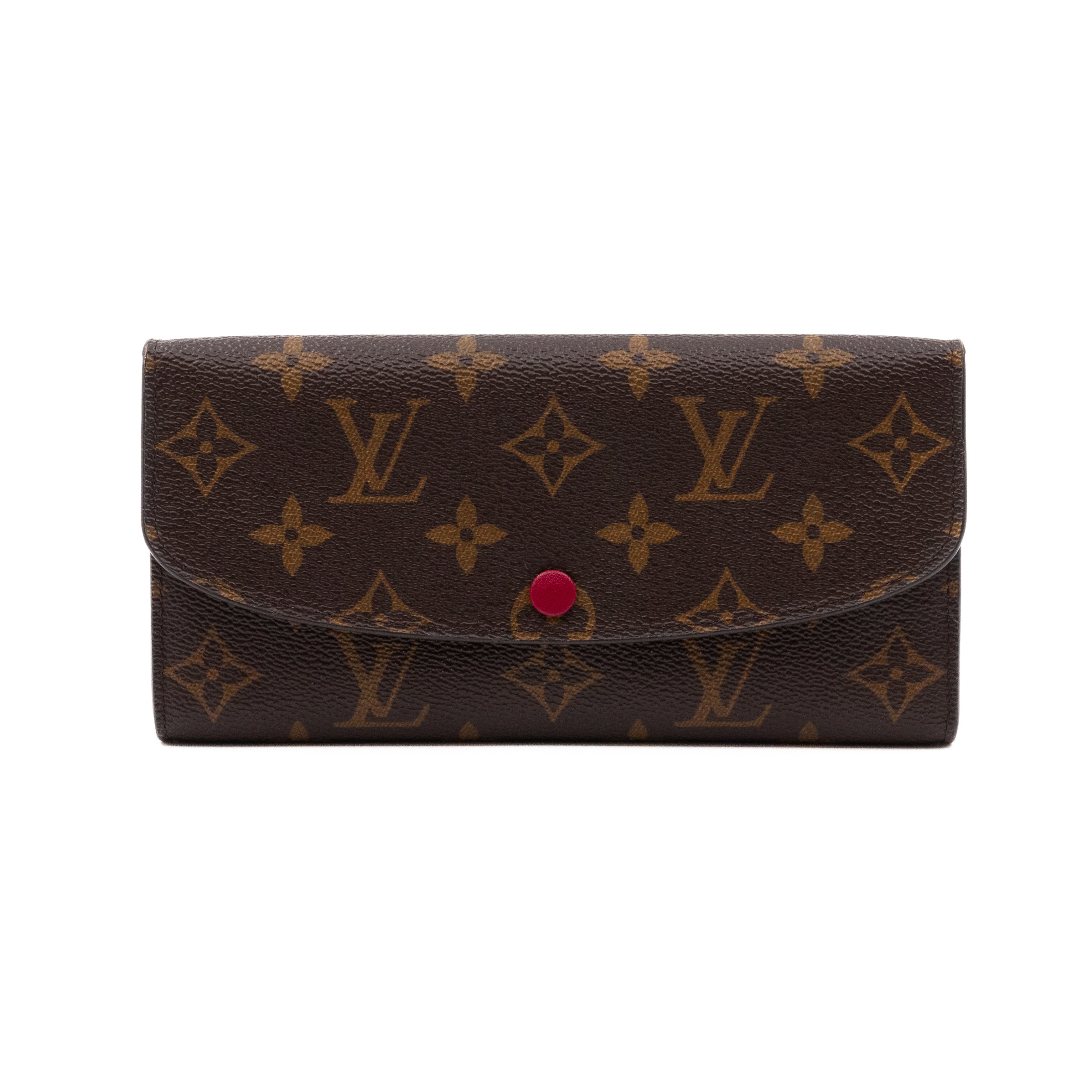 Emilie Wallet Monogram Fuchsia