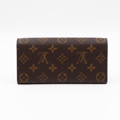 Emilie Wallet Monogram Fuchsia