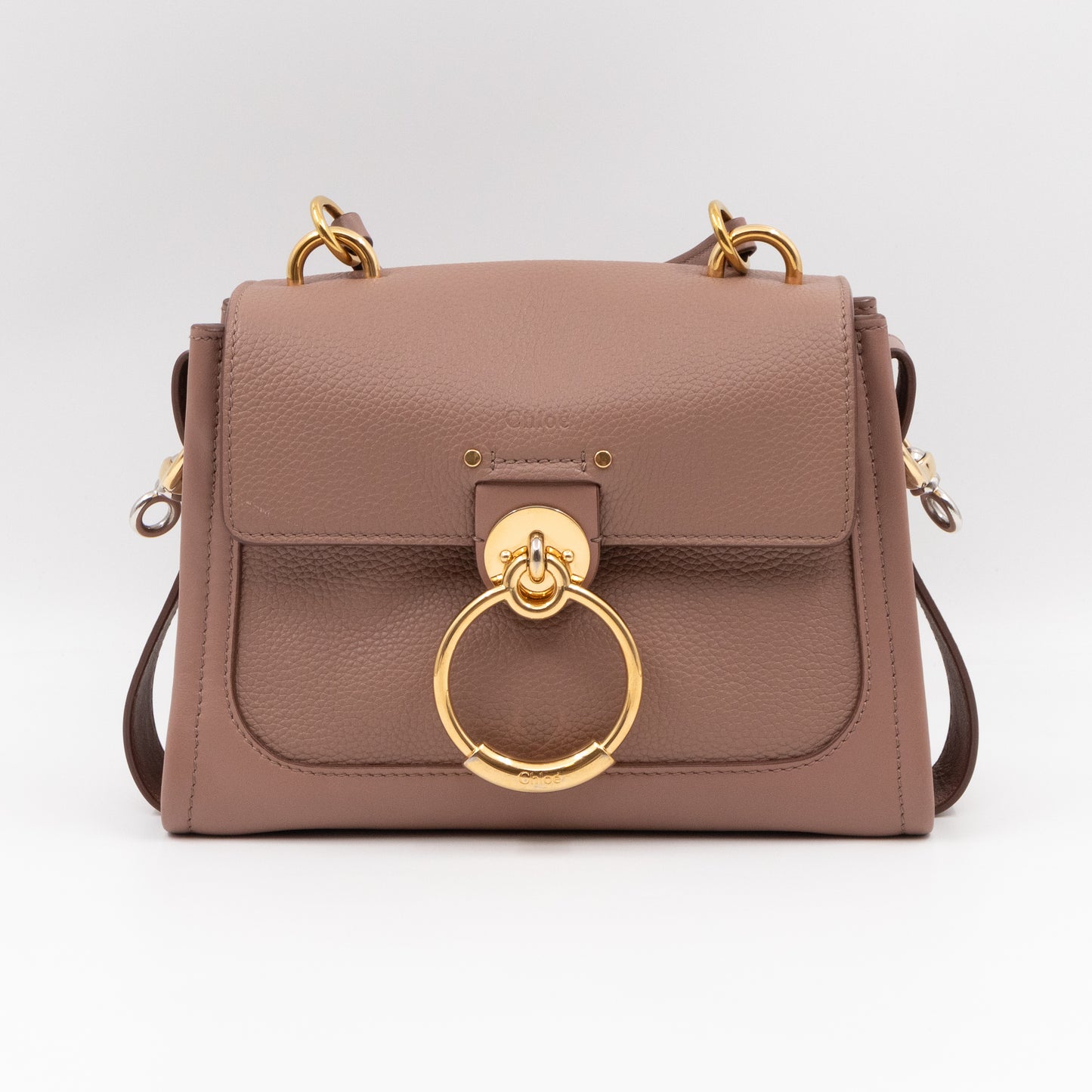 Mini Tess Day Bag Woodrose Leather