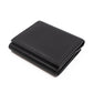 LockMe II Compact Wallet Black Leather