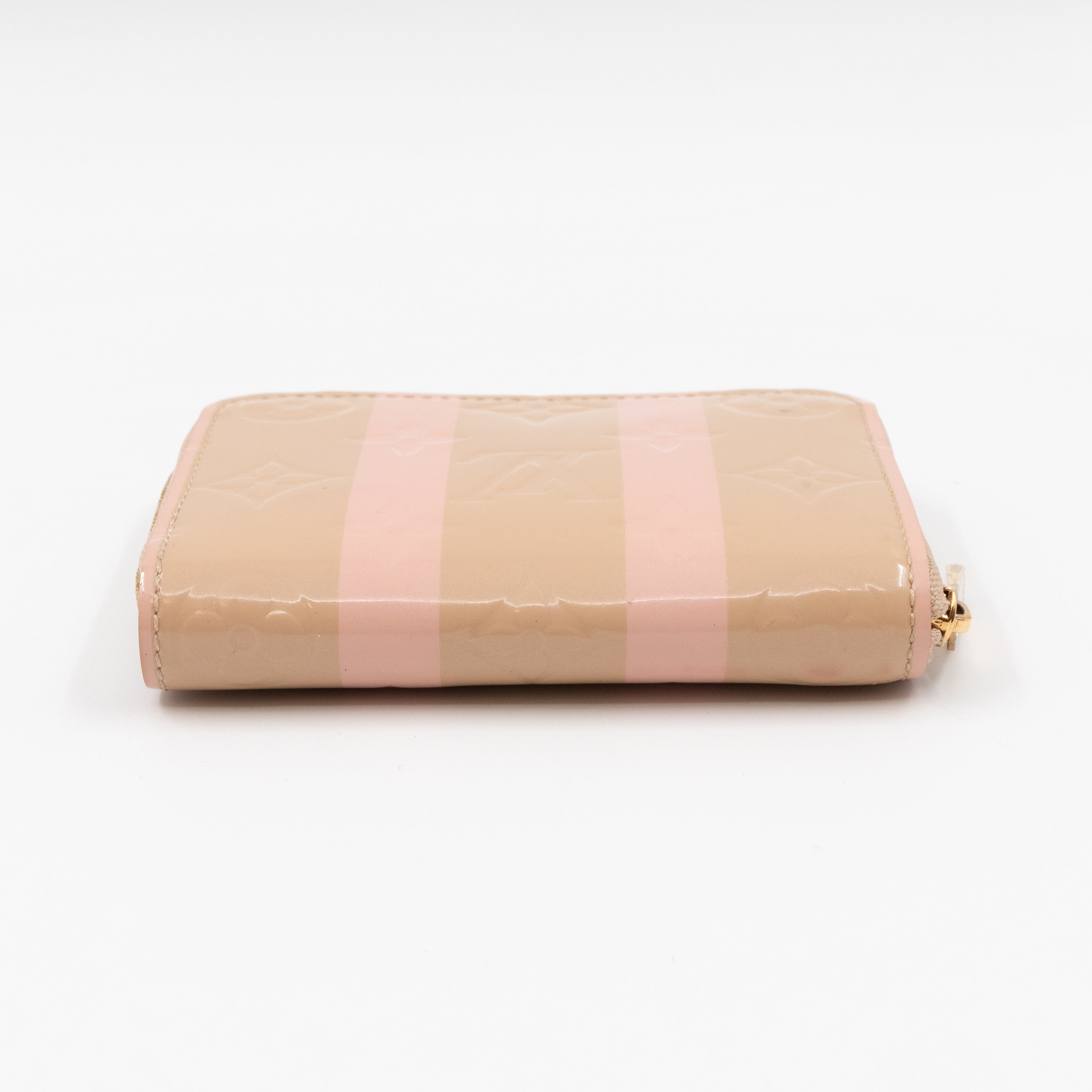 Zippy Coin Purse Vernis Rayures Dune