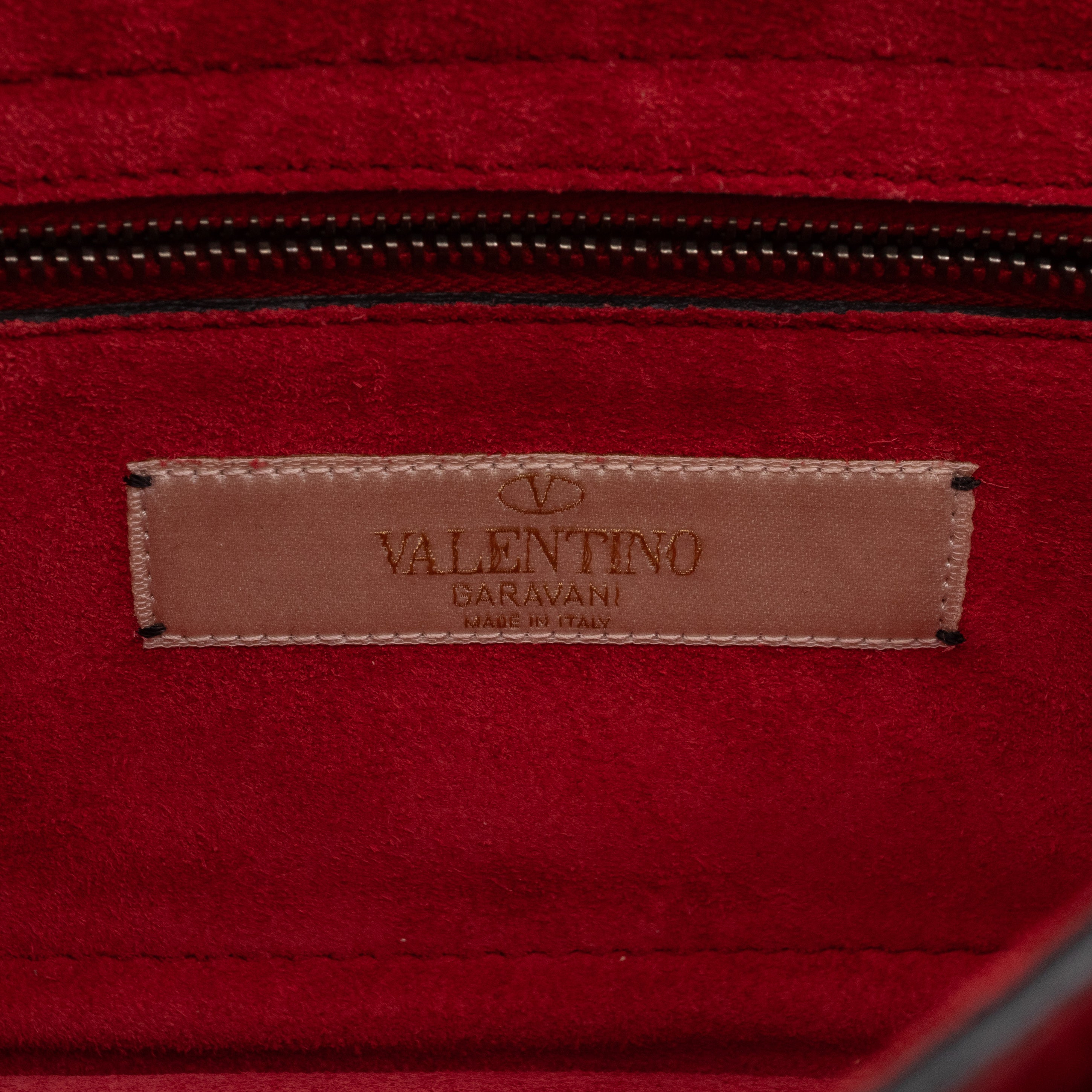 Valentino red outlet label