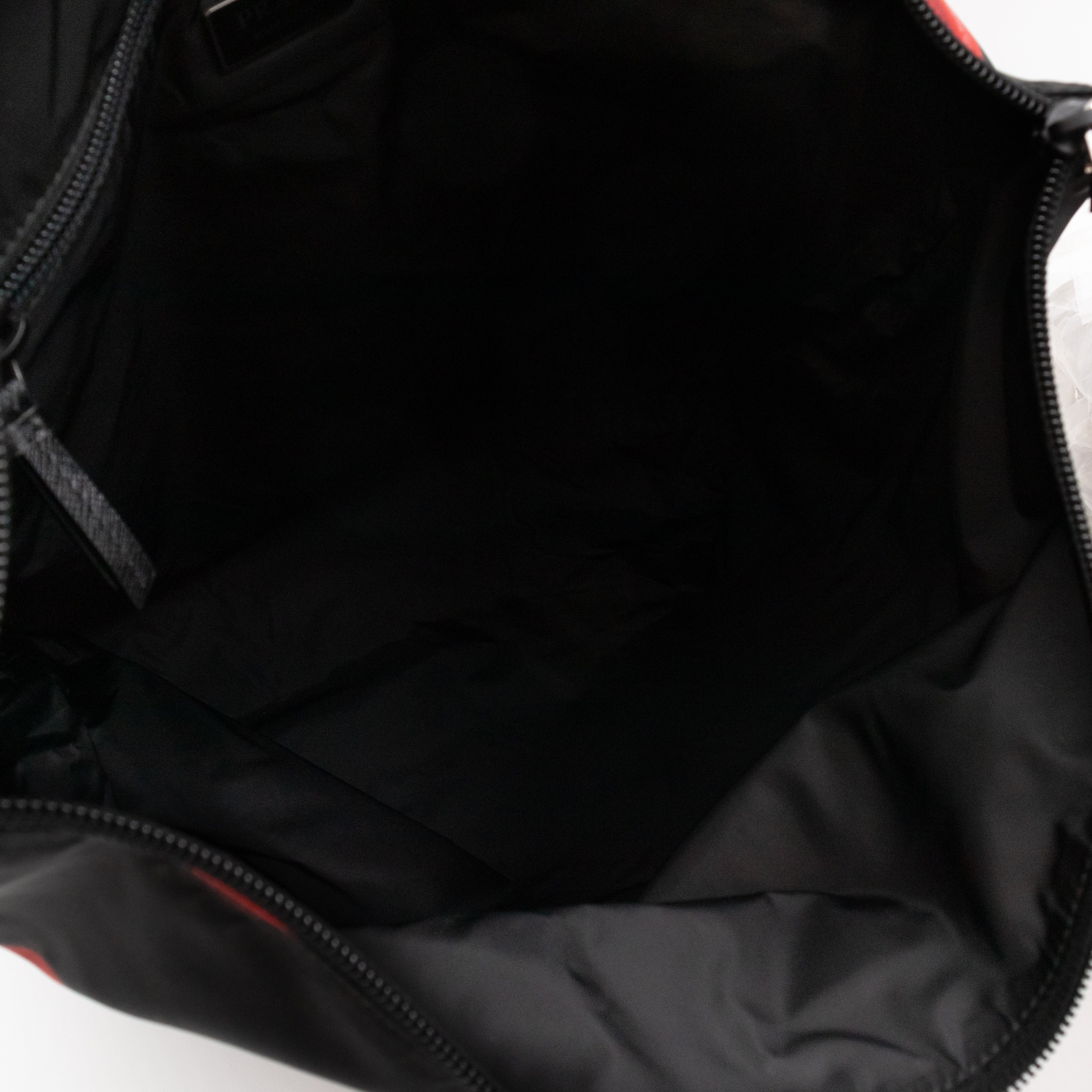 Tessuto Nylon Shopping Tote Stampato Lips