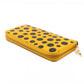 Zippy Wallet Vernis Dots Infinity Yellow