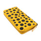 Zippy Wallet Vernis Dots Infinity Yellow