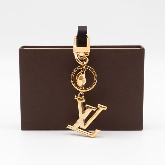 Louis Vuitton Black Fleur d'Epi Key Holder & Bag Charm Louis Vuitton