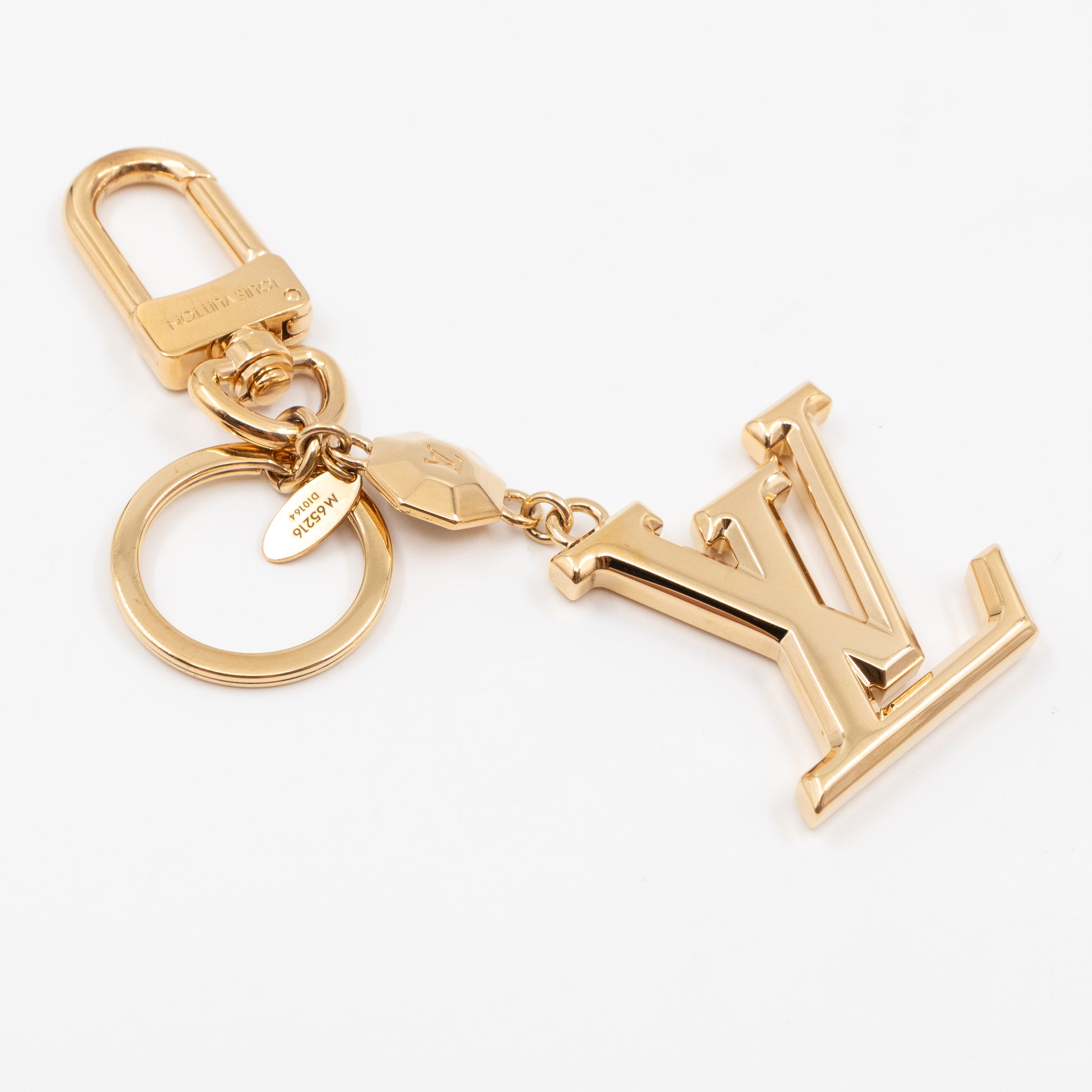 LOUIS VUITTON Louis Vuitton key holder LV facet ring charm M65216
