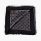 Monogram Shine Shawl Black