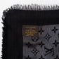 Monogram Shine Shawl Black