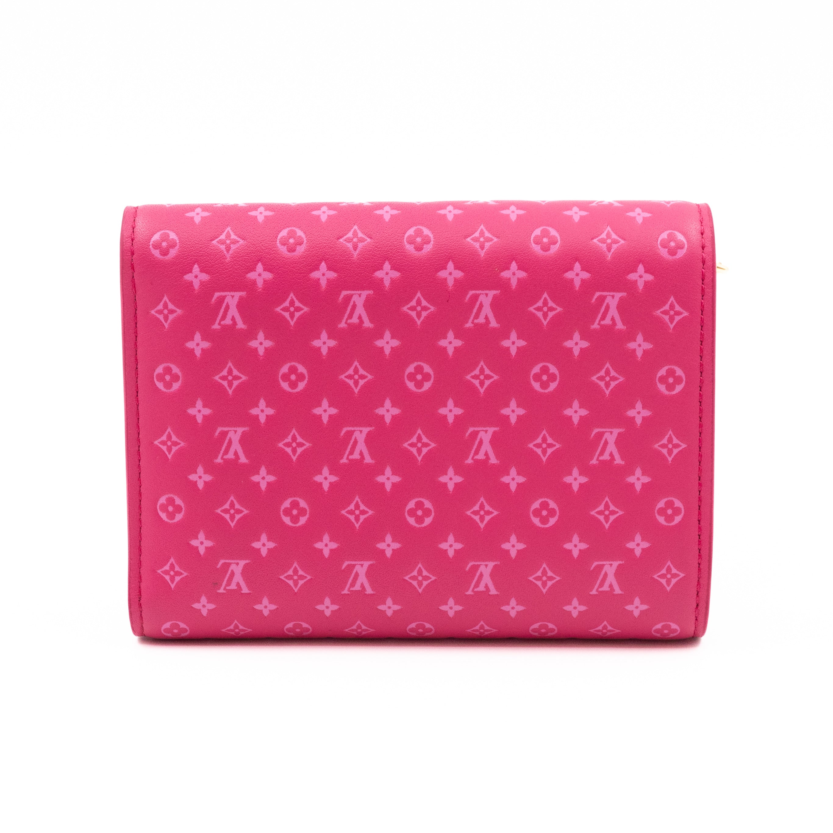 Victorine Wallet Nanogram Leather Rose