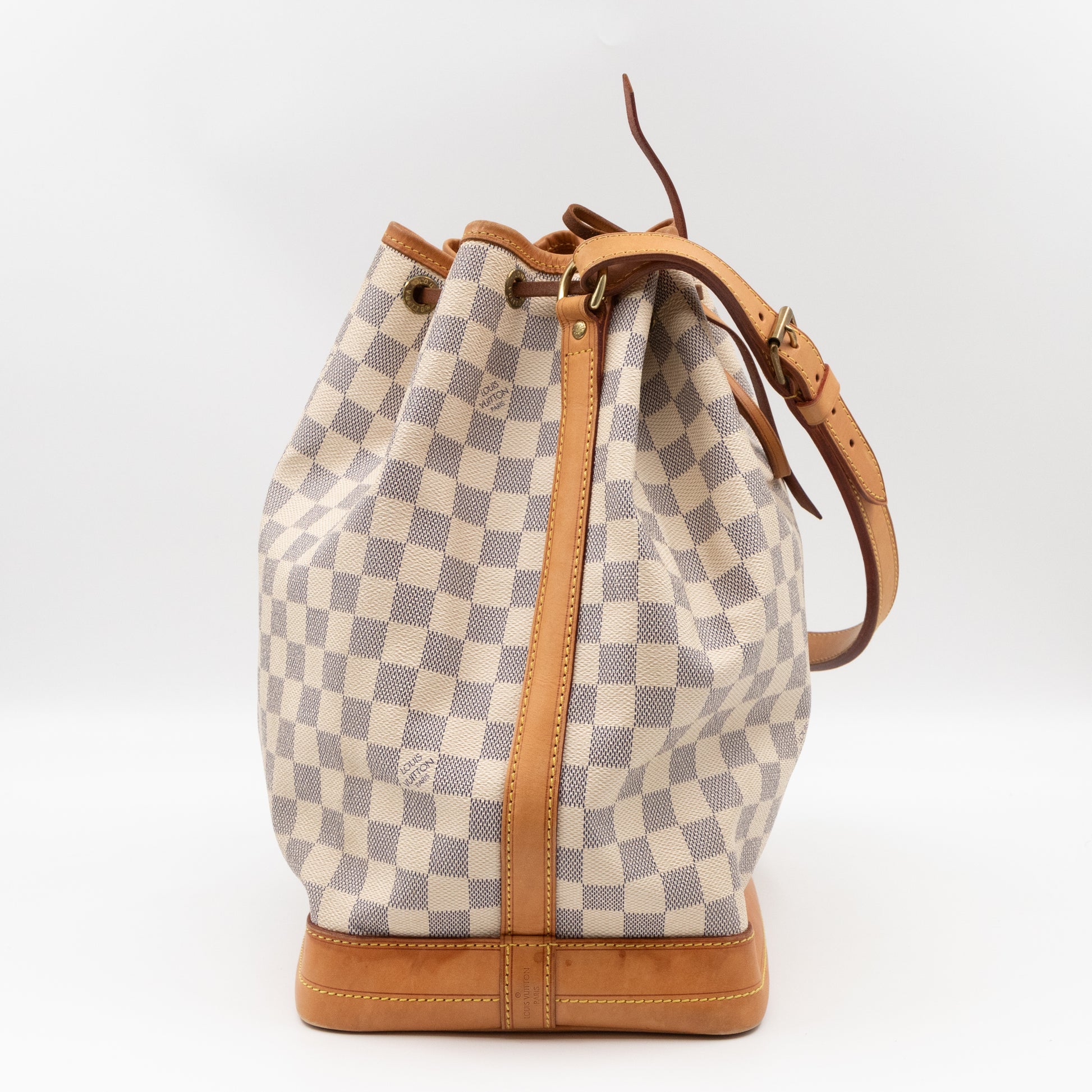 LOUIS VUITTON N42222 Damier Azur Noe Shoulder Bag Ex++