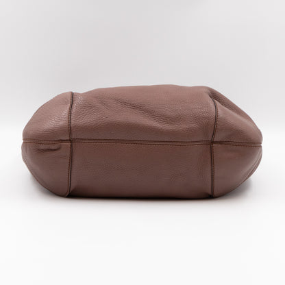 Soho Chain Hobo Leather Purple