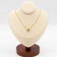 Mini Pop H Necklace Marron Glace Gold