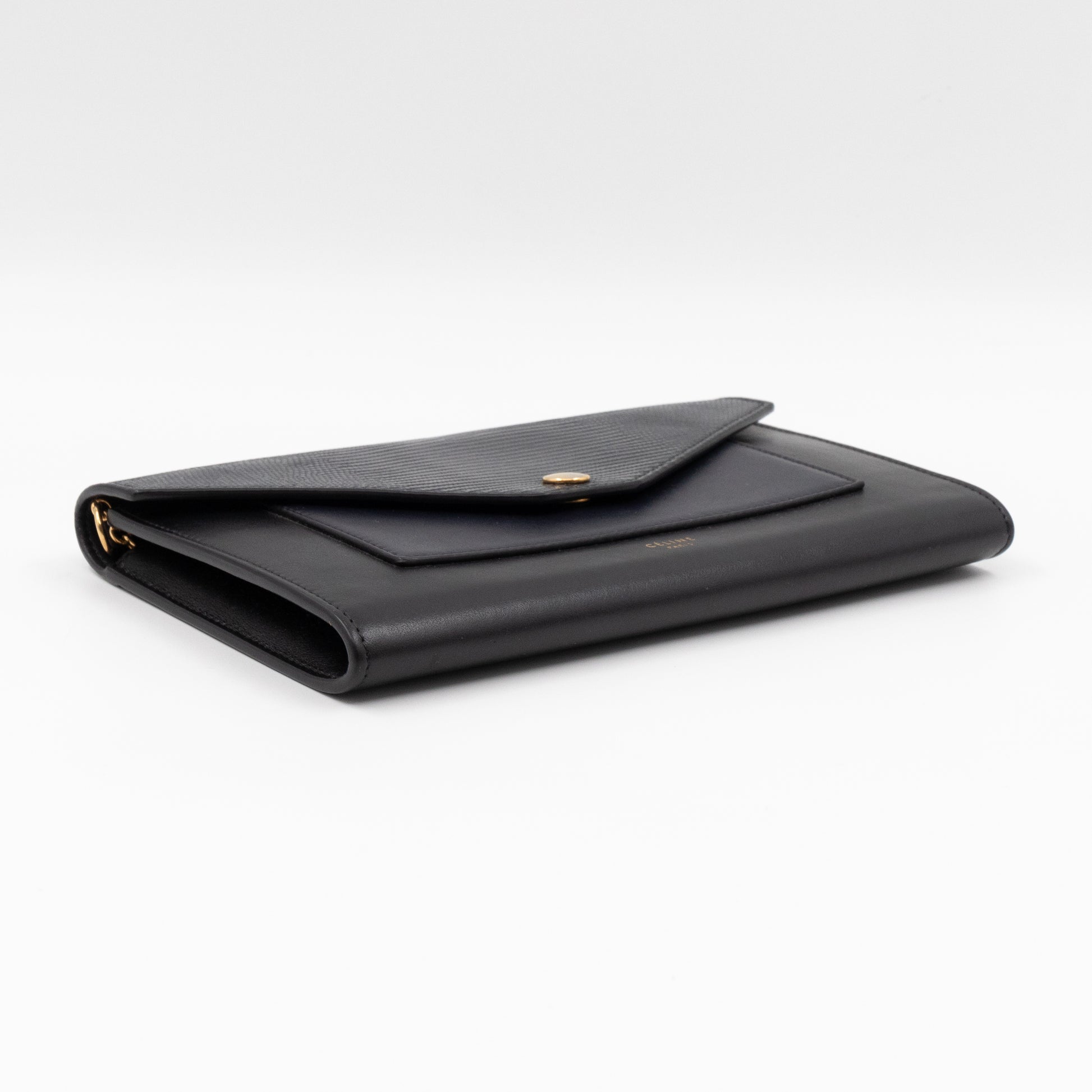 CELINE Pocket Envelope Wallet Leather