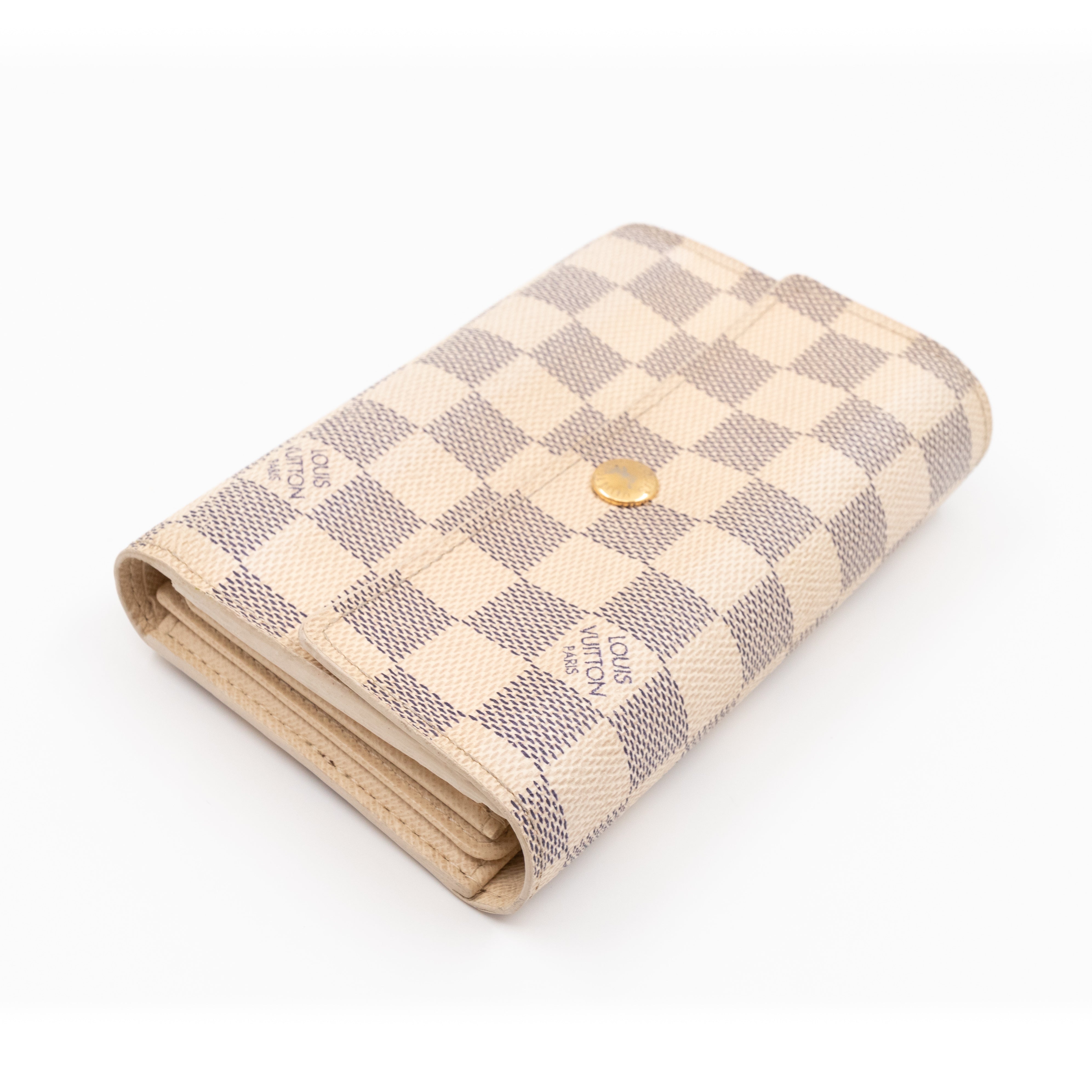 Alexandra Wallet Damier Azur