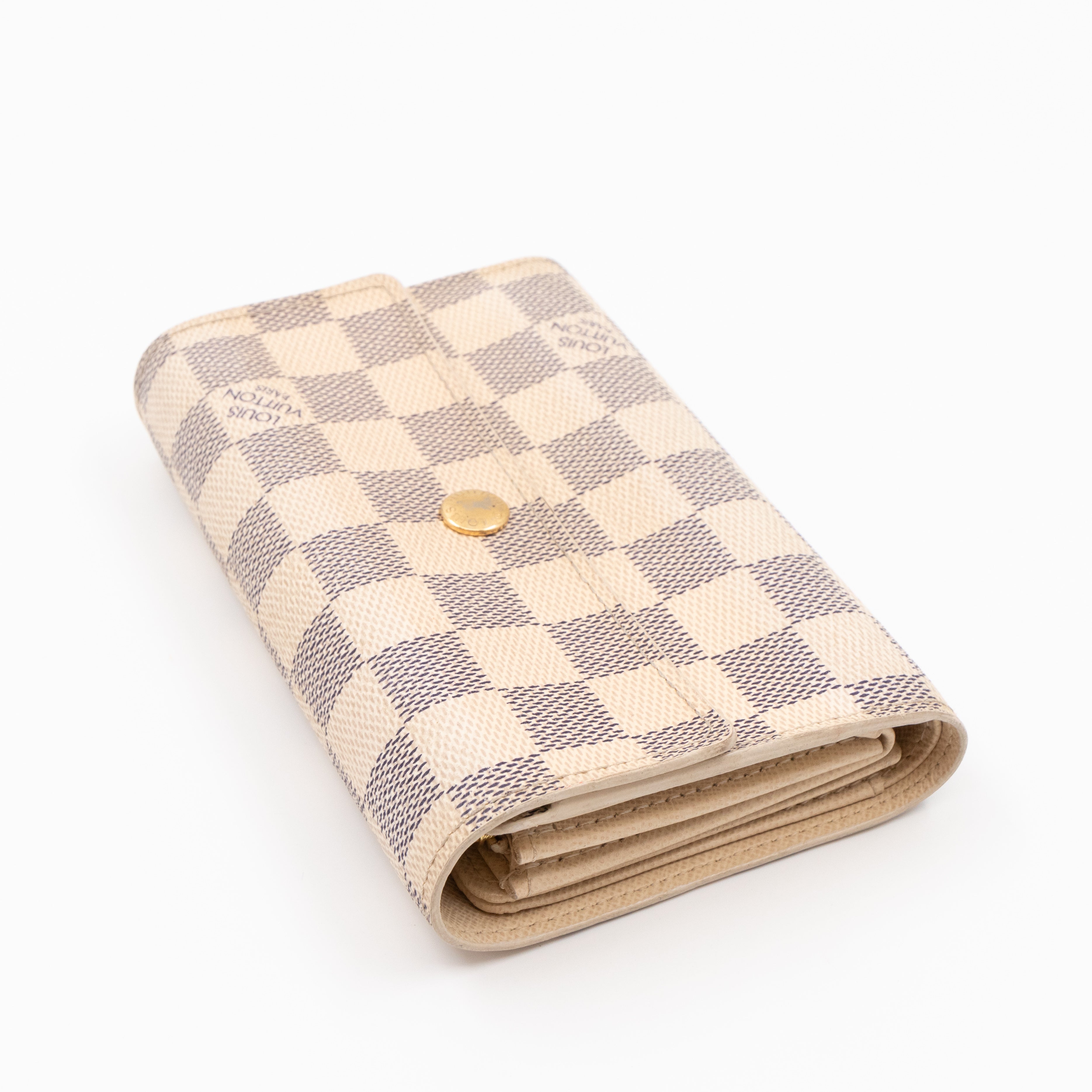 Alexandra Wallet Damier Azur