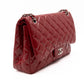 Classic Double Flap Jumbo Red Patent Leather