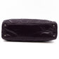 In & Out Flap Bag Maxi Purple Lambskin