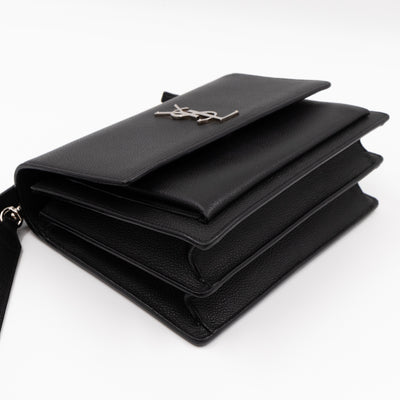 Sunset Medium Grained Leather Black