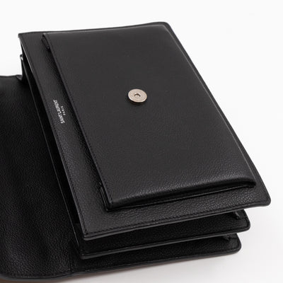 Sunset Medium Grained Leather Black