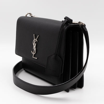 Sunset Medium Grained Leather Black