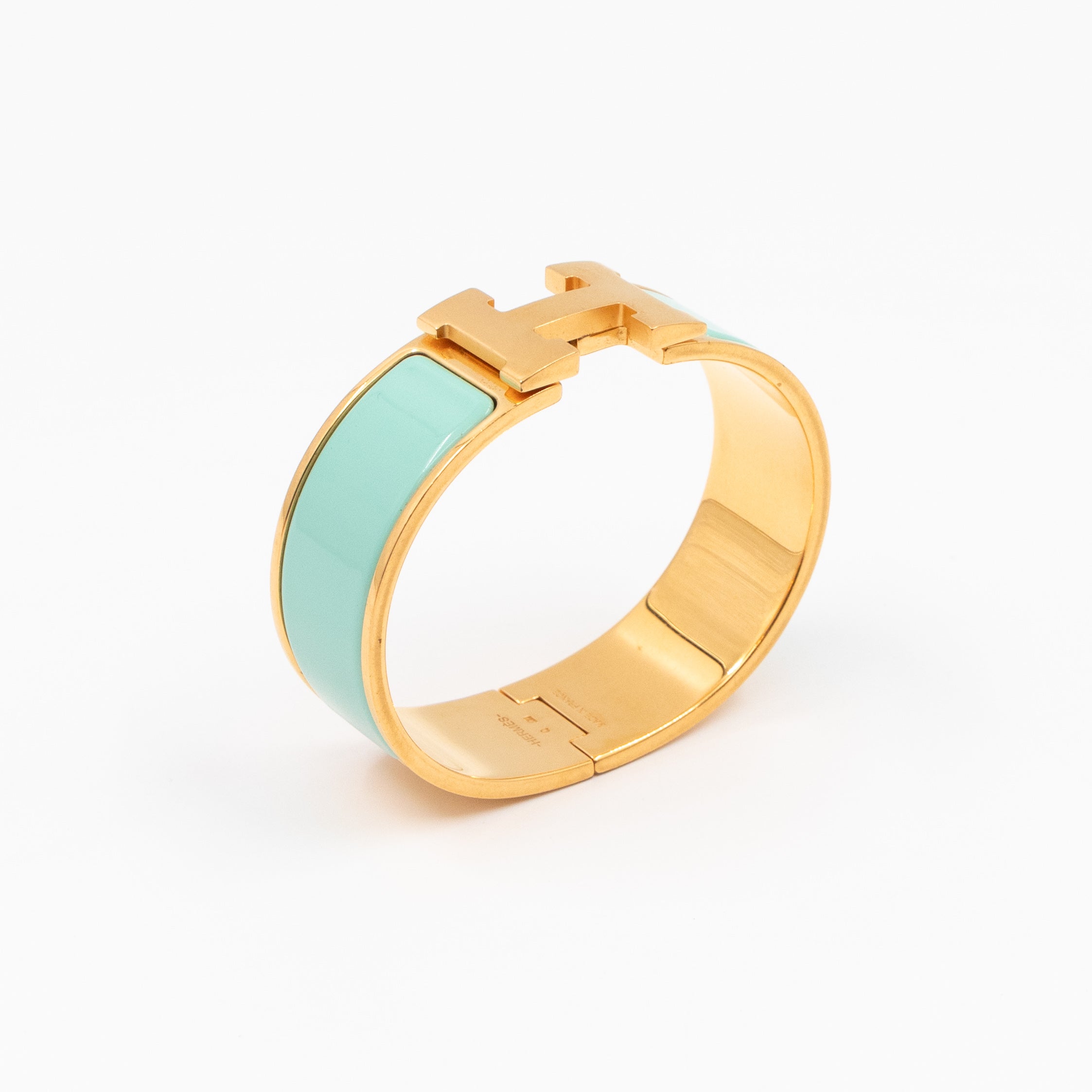 Clic Clac H Bracelet GM Mint Gold