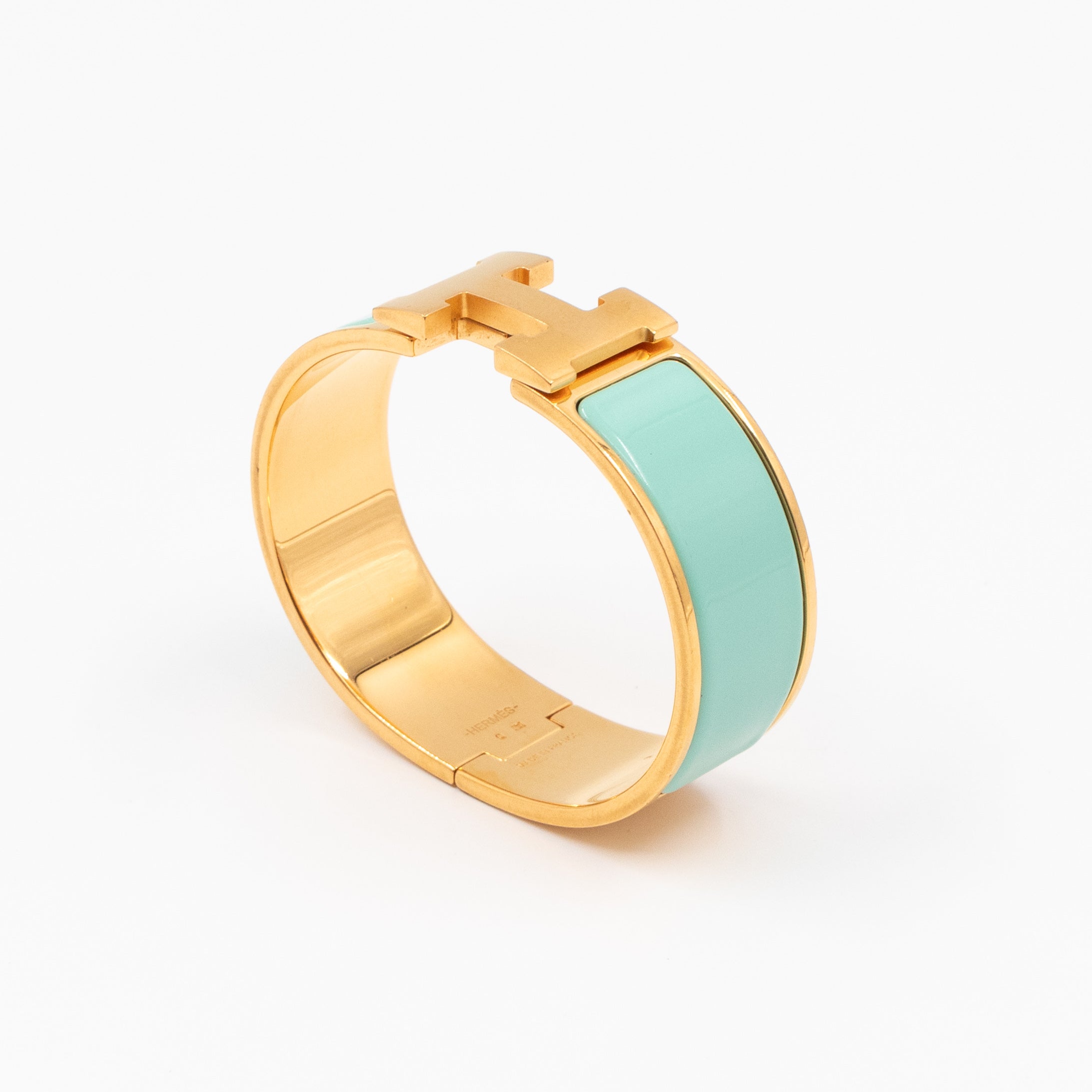 Clic Clac H Bracelet GM Mint Gold