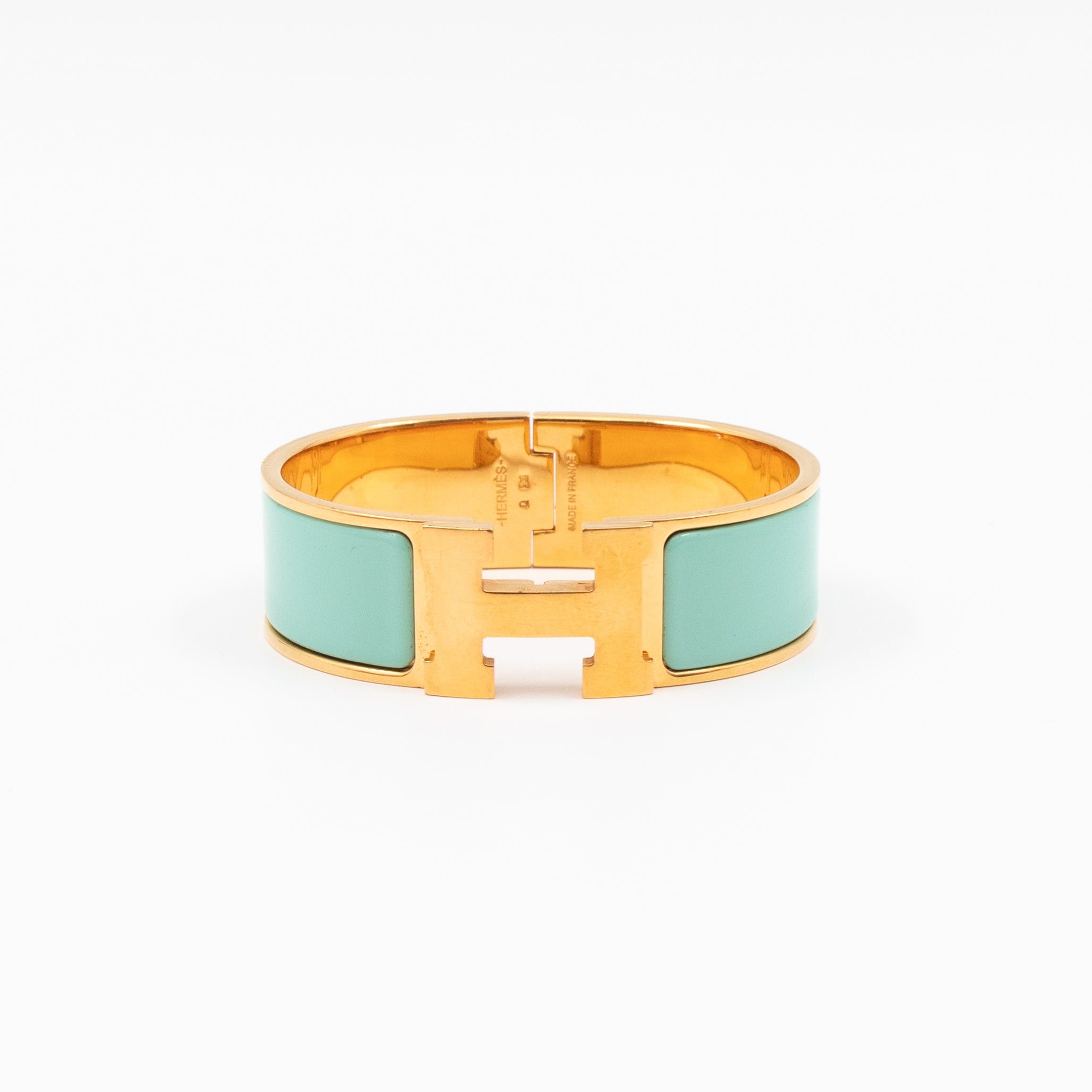 Clic Clac H Bracelet GM Mint Gold